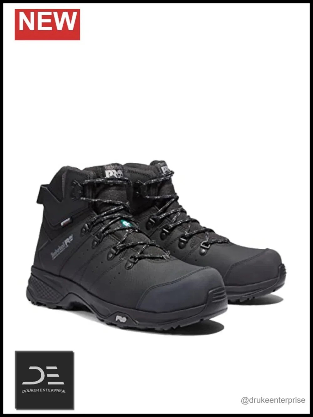 Composite Toe Waterproof Work Boots Anti-Fatigue Puncture Resistant Leather